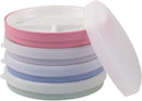 Elk and Friends Kids 7.8” Porcelain Divided Plates with Silicone Sleeves + Lids | Suitable for Babies/Kids/Toddlers | Microwave & Dishwasher Safe | Non Slip | Snack Dishes by TinyTreasures Baby Boutique