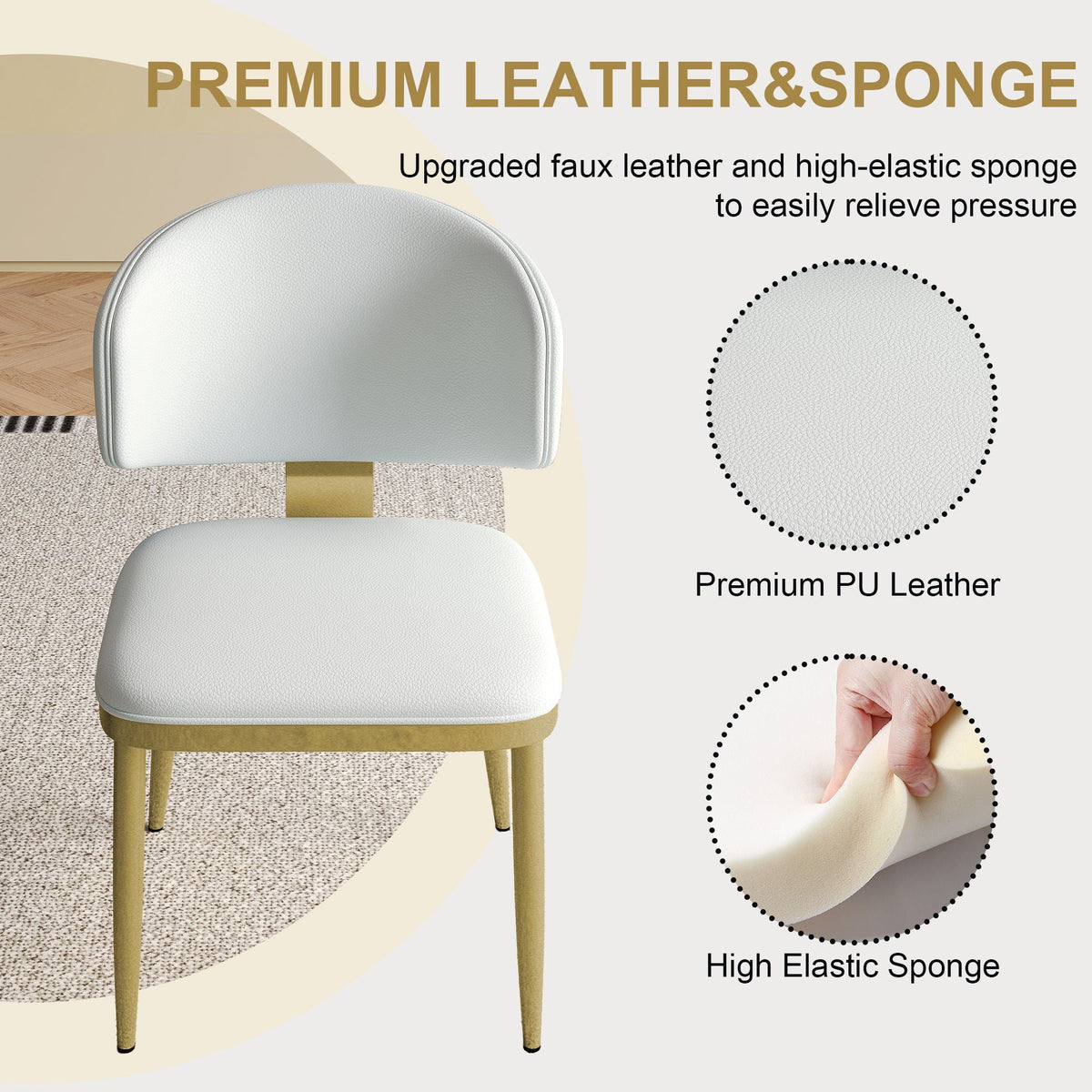 Modern Dining Chairs For Kitchen (Set of 2), photo 7 of 19