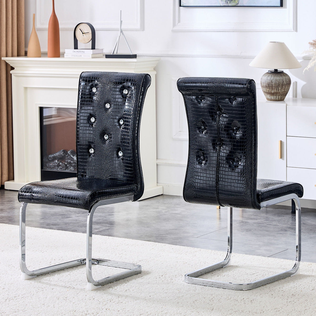 Elegant Design Upholstered Dining Chairs, photo 8 of 24
