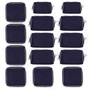 Cushion Covers for 7-Piece (6-Seaters) Wicker Rattan Sectional Sofa - Navy Blue by HouseOfZazla