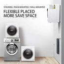 CTT 3.5 Cu. Ft. Clothes Dryer, 1500W Electric Dryers for Clothes, 110V Electric Clothes Dryer with Stainless Steel Drumble for 13.2 lbs. with 4 Automatic Drying Modes (White) by CozyNest Decor