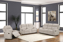 Galya - 3 Piece Living Room Set Sofa Loveseat Chair - Light Gray by Unique Piece Furniture