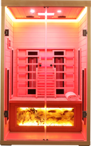 Two Person Indoor Hemlock Sauna – Far Infrared Sauna Room
