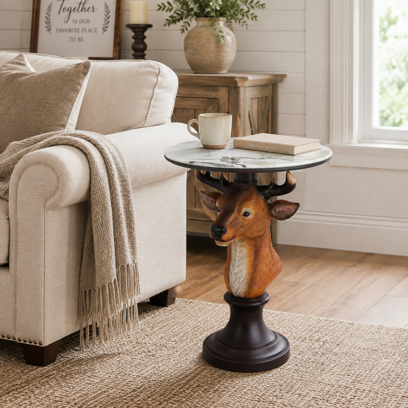 Deer Head Accent Table, photo 2 of 10