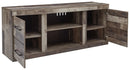 Derekson - LG TV Stand w/Fireplace Option - Multi Gray by Unique Piece Furniture