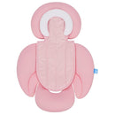 COOLBEBE New 2-in-1 Babybody Supports for Baby Newborn Infants - Extra Soft Stroller Cushion Pads Car Seat Insert, Perfect for Carseats, Strollers, Swings, Pink by TinyTreasures Baby Boutique