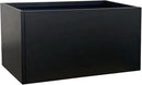 Steel Planter 36" x 12" x 16" Metal Rectangle Outdoor Planter Black Powder Coated Flower Box Metallic Heavy Pot Indoor & Outdoor, Commercial & Residential (L36 x W12 x D16, Black) by CozyNest Decor