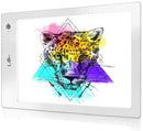 LitEnergy Rechargeable Battery Powered Light Tracing Box, Ultra-Thin Adjustable USB Power Artcraft LED Trace Light Pad Size A4 for Drawing, Streaming, Sketching, Animation, Stenciling (Silver) by TinyTreasures Baby Boutique
