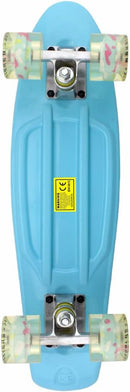 Skateboards Complete 22 Inch Mini Cruiser Retro Skateboard for Kids Boys Youths Beginners by TinyTreasures Baby Boutique
