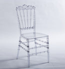 Dining Chair With Plastic Seat, Welding Chair (Set of 4) - Transparent by HouseOfZazla