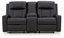 Mackmenville - Double Reclining Loveseat With Console by Unique Piece Furniture