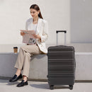 HIFINE TOURIST 20"/24"/28" 3-Piece Luggage Set in Dark Gray