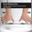 Elegant One Piece Toilet With Tornado Dual Flush, Siphonic S Trap 12", Soft Close Seat, Dual Flush, Ada Height, Glossy - Gloss White by HouseOfZazla