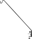 ERYTLLY Heavy Duty Deck Hook, Extensible and Adjustable Deck Hook with 2" Non Slip Horizontal Clamp for Hanging Bird Feeder, Plants, Suet Baskets,Wind Chimes,Lanterns and More by GreenHaven Gardens
