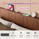 Floating Bedstead With Charging Station And LED Lights by HouseOfZazla
