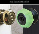 New Enjoy Cover -Neon Green Silicone Door knob Grips Soft Glow Maximum Grip - Arthritis & Senior Living Aids Grippy Easy Open Fits All Door Knob Universal Size Maximum Grip Pack by TinyTreasures Baby Boutique