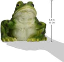 Design Toscano QM20510 Ribbit The Frog Garden Toad Statue, 9", Full Color by GreenHaven Gardens
