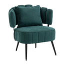 Decorative Chenille Armchair with Spring Seat Cushion by HouseOfZazla