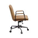 Eclarn - Top Grain Leather Office Chair - Brown by HouseOfZazla