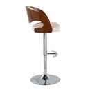 Pino - Mid Century Modern Adjustable Barstool With Swivel by HouseOfZazla