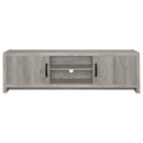 Conifer - TV Stand With Adjustable Shelves - Gray by HouseOfZazla