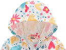 TUIJI Toddler Boys Girls Cartoon Print Zip Jacket Hooded Trench Lightweight Kids Coats Windbreaker Outdoor Cute Dust Coats by TinyTreasures Baby Boutique