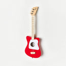 Loog Mini Acoustic kids Guitar for Beginners 3-strings Ages 3+ Learning app and lessons included Red by TinyTreasures Baby Boutique