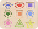Aile Toddler Wooden Preschool Learning Shape Peg Puzzle Board Toys by TinyTreasures Baby Boutique