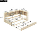 Daybed With Trundle, Storage Cabinets, USB Ports by HouseOfZazla