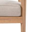 Mallorca Acacia Wood Club Chair With Seat Cushion