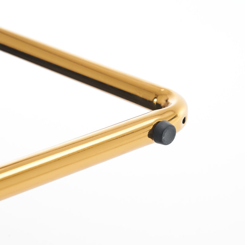 2 Sets 1 Case, Upholstered Hanging Armchair with Arm PocketsMetal frame, gold-plated craftsmanship, crushed foam cushions and skin-friendly woven fabric for living room and bedroom. Dark Gray