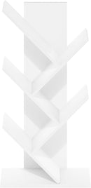 Furinno Tree Bookshelf 5-Tier Floor Standing Tree Bookcase, White by TinyTreasures Baby Boutique