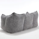 Comfortable Dual Beanbag Chair With High Resilience Foam Core For 2 People by HouseOfZazla