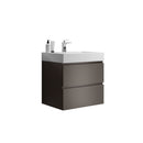 Alice - Bathroom Vanity With Sink, Large Storage Wall Mounted Floating Bathroom Vanity For Modern Bathroom, One-Piece Sink Basin Without Drain And Faucet by HouseOfZazla
