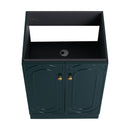 Modern Freestanding Bathroom Vanity With Soft Close Cabinet Doors by HouseOfZazla