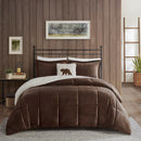 King Plush to Sherpa Down Alternative Comforter Set by HouseOfZazla