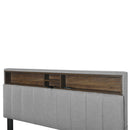 Upholstered Platform Bed With Storage Headboard, Trundle & 2 Drawers And A Set Of Sockets & USB Ports