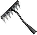 Gardening Hand Weeder Puller Tool, Manual Weeder with Detachable Blade Weeder Puller Tool,High-Carbon Steel Weed Removal Tool for Farm Lawn Garden, 5/6/7/8 Teeth Sizes (7 Teeth) by GreenHaven Gardens