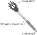 Silicone Pasta Fork, Spaghetti Server, Professional Pasta Server Spoon Heat Resistant Noodle Spoon, Spaghetti Strainer Best Cooking Tools by CozyNest Decor