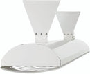 EF15120W1 1500 Watt Plug-In Electric Infrared Single Element Heater, Finish Color: White, Decorative Fascia: Chevron by CozyNest Decor
