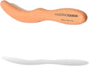 Valentino Garemi Traditional Hat Cleaning Brush | Remove Dust, Dry Stains, Rain Spots, Sweat Marks, Pet or Human Hair | Genuine Boar Hair Made in Germany (White Bristles) by CozyNest Decor