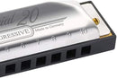 Hohner Special 20 Harmonica - Key of E Flat Bundle with Carrying Case, Key Stickers, Harmonica Beginner Online Manual, and Austin Bazaar Polishing Cloth by TinyTreasures Baby Boutique