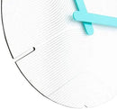Stephanie Imports Modern Minimalist Hiding White & Teal Green Silent Wall Clock by CozyNest Decor