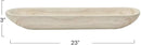 Creative Co-Op Decorative Paulownia Wood Tray, White by CozyNest Decor