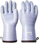 LANON Protection Wahoo Liquid Silicone Smoker Oven Gloves, Food-Contact Grade, Heat Resistant Gloves for Cooking, Grilling, Baking, Purple, XXL/11 by GreenHaven Gardens