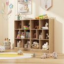 7-Section Freestanding Bookshelf for Kids Room Classroom Daycare Nursery by LJGDeals