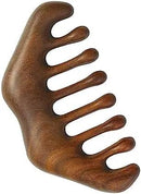 Massage Wooden Comb,Wood Wide Tooth Hair Comb, Scraping Scalp Massage,Handheld No Static Head Tool,1 Pieces. by CozyNest Decor