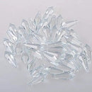 50pcs 38mm Chandelier Crystal Icicle Prisms Replacement Drops Lamp Candle Holders Curtain DIY Parts by GreenHaven Gardens