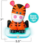 Stack-a-Roos Baby Tiger by Salus Brands - Animal Stacking Toy, Educational Early Learning Toy for Infants Babies Toddlers, Age 12+ Months - Great Baby Gifts, STEM by TinyTreasures Baby Boutique