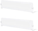 HONEY JOY Bed Rail for Toddlers, Extra Long, Foldable Portable Swing Down Safety Bed Guard Rail, Toddler Bed Rails for Crib, King Queen Full Twin Size Bed Mattress (White, 2 Pack, 71 Inch) by TinyTreasures Baby Boutique